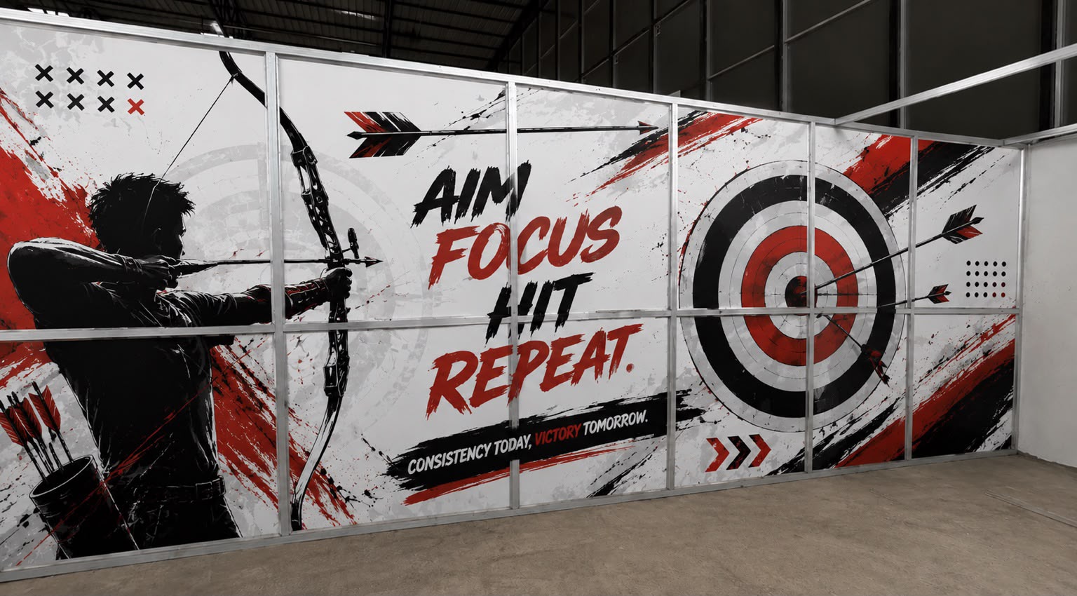 The archery wall — aim, focus, hit, repeat